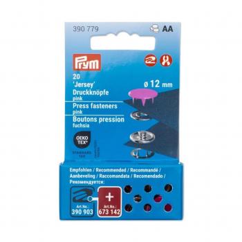 Prym 'Jersey' Druckknöpfe Pink 390779